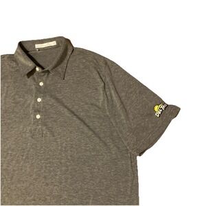 CRIQUET Golf Polo Shirt XXL Mens Gray Short Sleeve Casual Del Taco